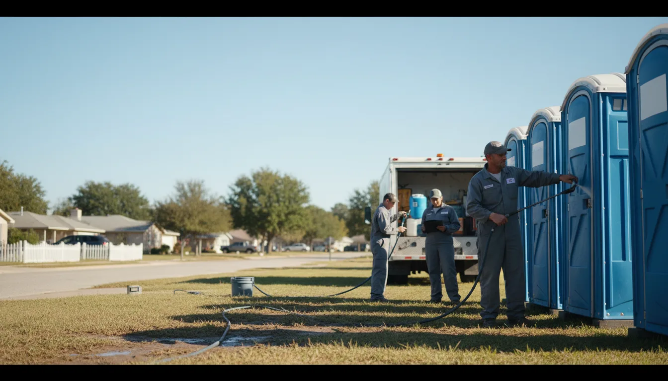 Long-Term Portable Toilet Rental in Sikes, LA near me